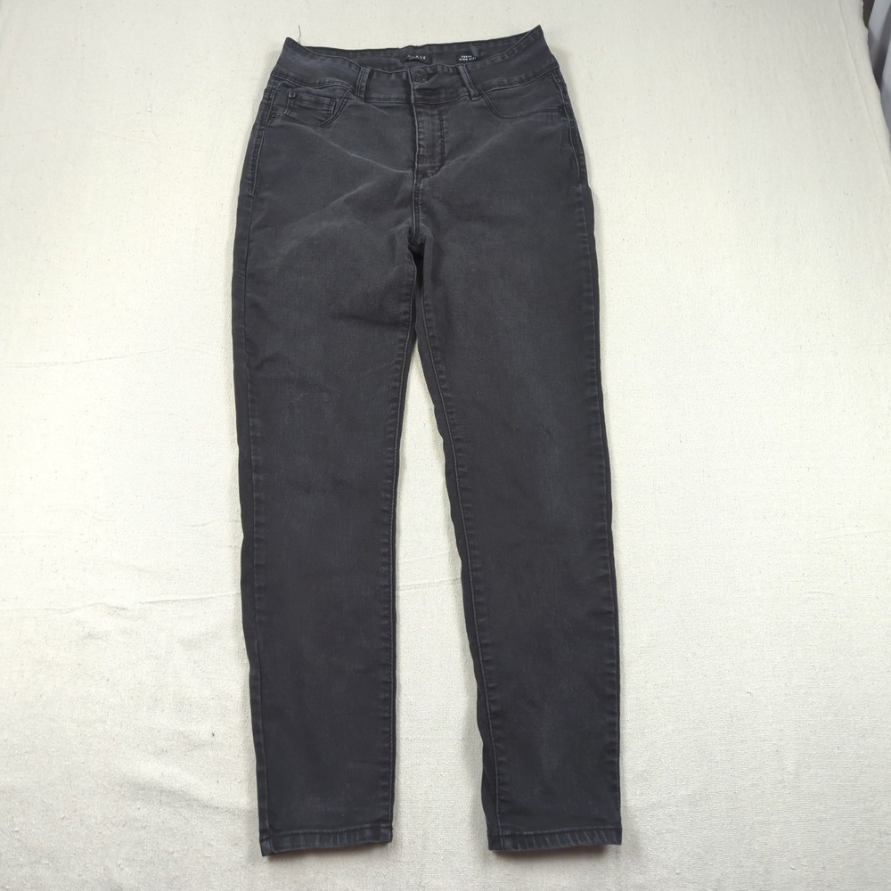 Curve Appeal Jeans Womens 12 31 Black Curve Creator High Rise Skinny Stretch